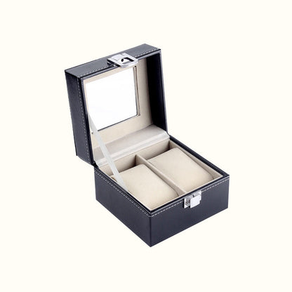 Boîte à montres en cuir – 2 à 10 emplacements