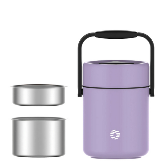 Boite Repas Isotherme Chaud Violette