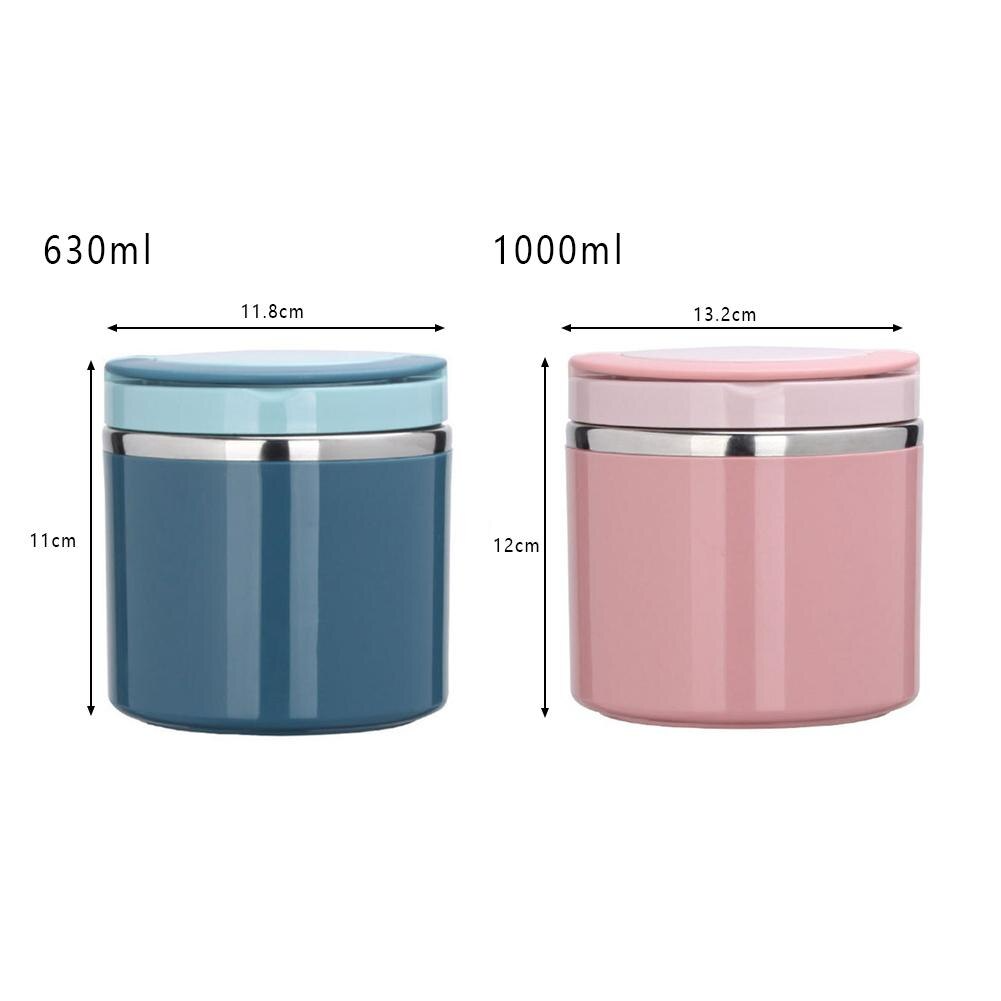 Lunch box isotherme inox bleue