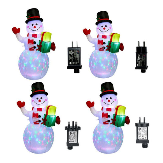 Bonhomme de neige gonflable