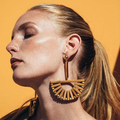 Boucle d'Oreille Ethnique - Gaia