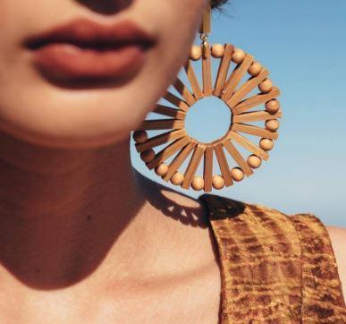 Boucle d'Oreille Ethnique - Kao