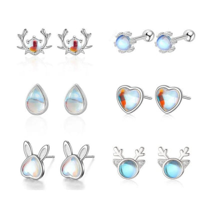 Boucle d'oreilles pierre de lune