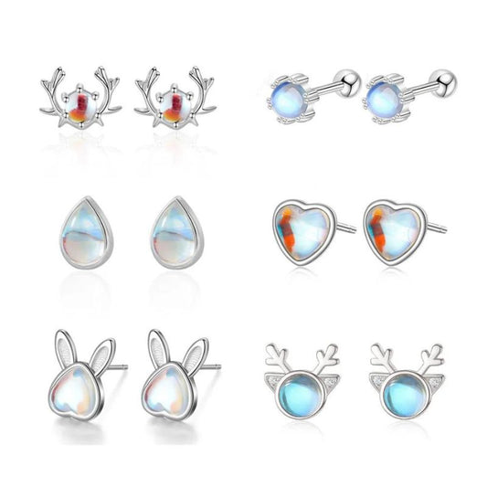 Boucle d'oreilles pierre de lune