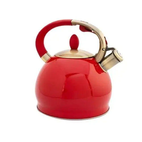 Bouilloire Sifflante Rouge Vintage 3,5 litres