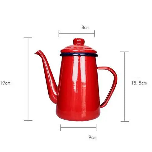 Bouilloire Vintage Rouge Flash