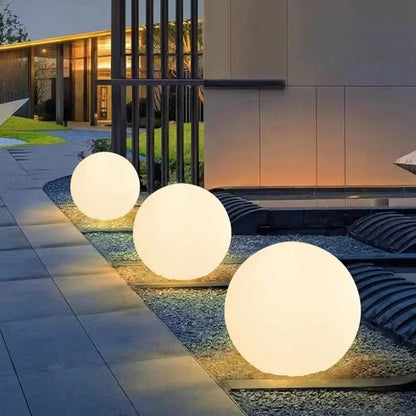 Boule Lumineuse Extérieur à Énergie Solaire avec Télécommande