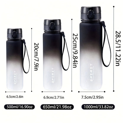 Bouteille d'eau Sportive en Plastique 500ml - Anti-Fuite - Pour Camping, Randonnée, Fitness - Cadeau Anniversaire
