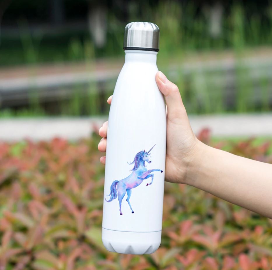 Gourde Isotherme Licorne Élégante