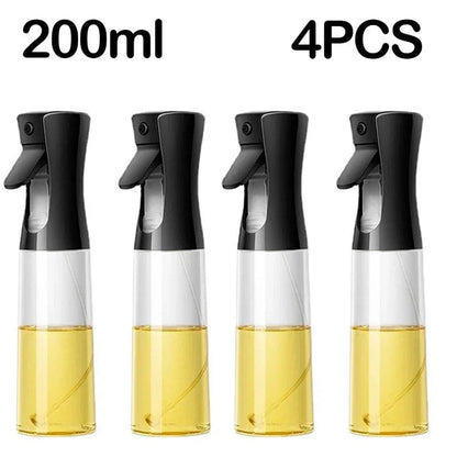 Bouteille spray d'huile d'olive comestible - Cuisine - 200/300/500 ML Black-200ml-4PCS