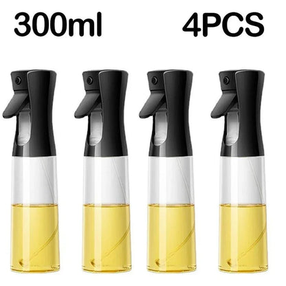 Bouteille spray d'huile d'olive comestible - Cuisine - 200/300/500 ML Black-300ml-4PCS