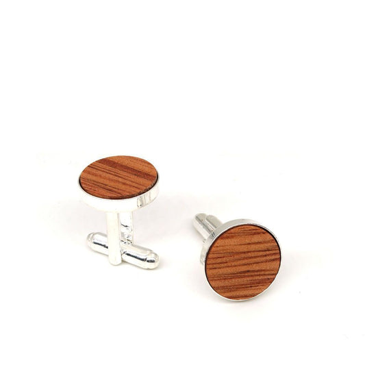 Boutons Manchettes  Bois Ronds
