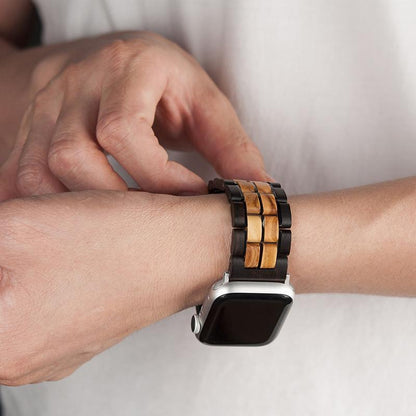Bracelet Apple Watch en Bois