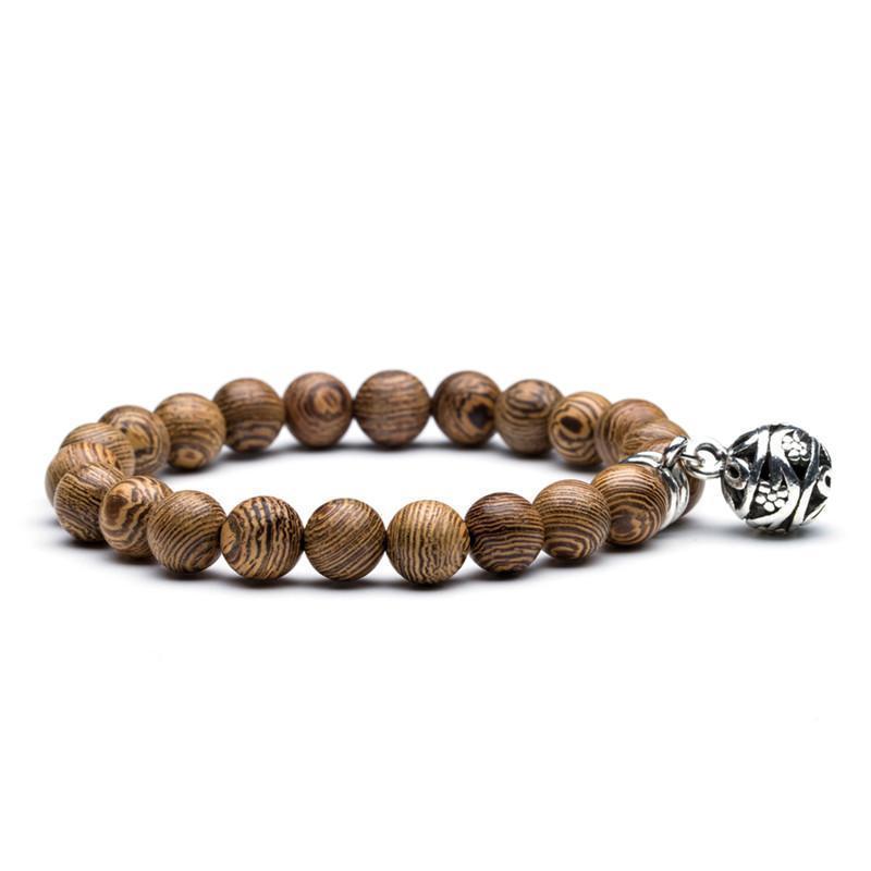 Bracelet Bois Minimal - Charm