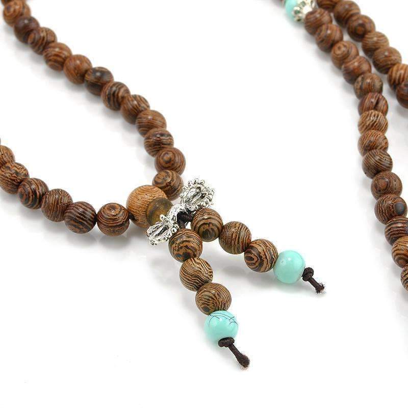Bracelet Bois Twist - Turquoise