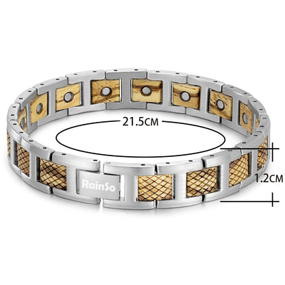 Bracelet magnetique bois - Crossed Olivier