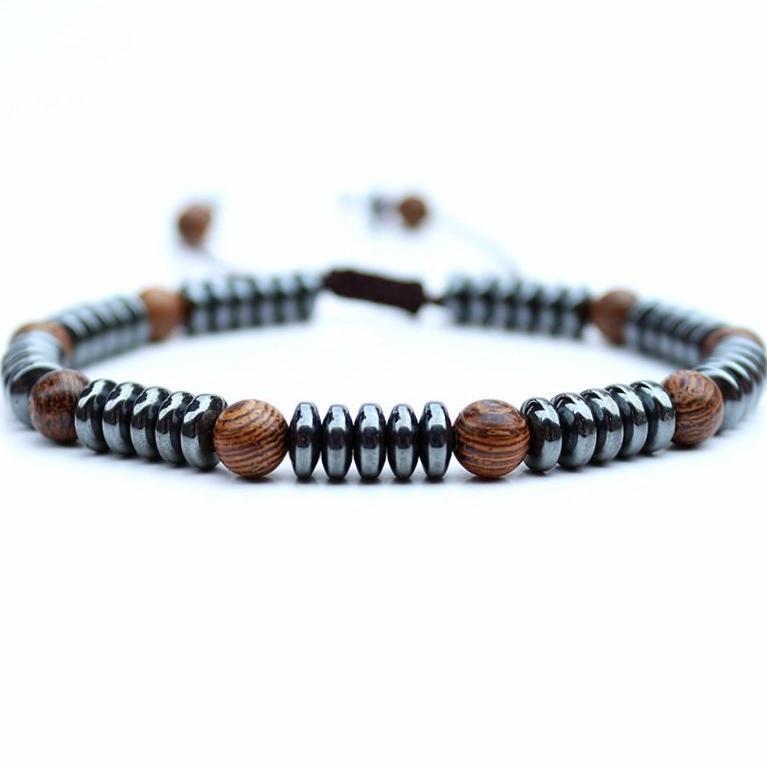 Bracelet Mala - Carbon