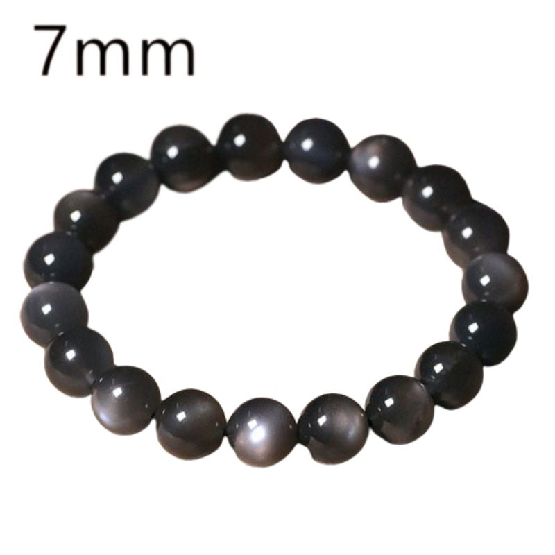 Bracelet pierre de lune noire