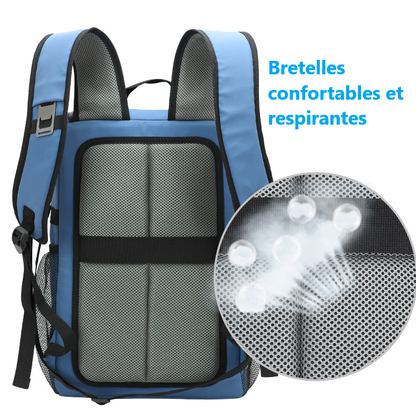 Sac Randonnée Isotherme Bleu