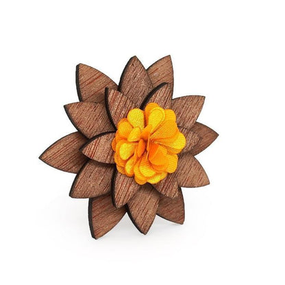 Broche en bois - Euphoria