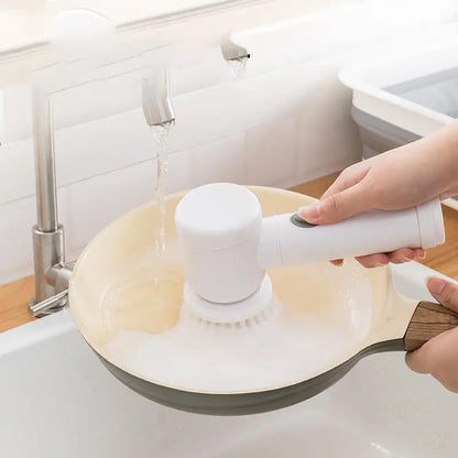 Brosse de nettoyage électrique rechargeable - 3 Têtes Polyvalentes