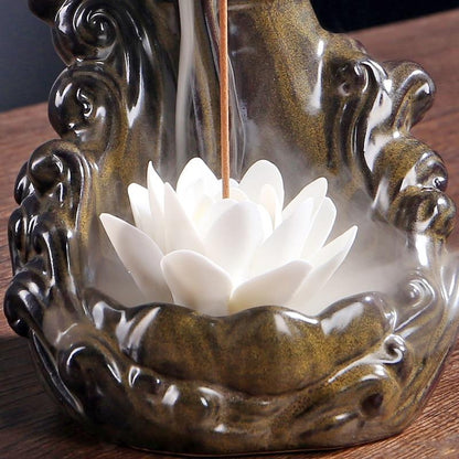 Brûle encens à refoulement