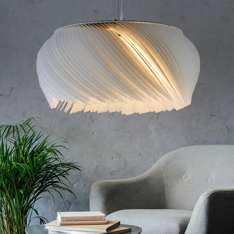 Chandelier Moderne en Acrylique LED - Éclairage Élégant et Minimaliste pour Salon