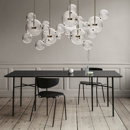 Suspension Bolle - Lampe Moderne en Forme de Boule avec Éclairage LED Élégant