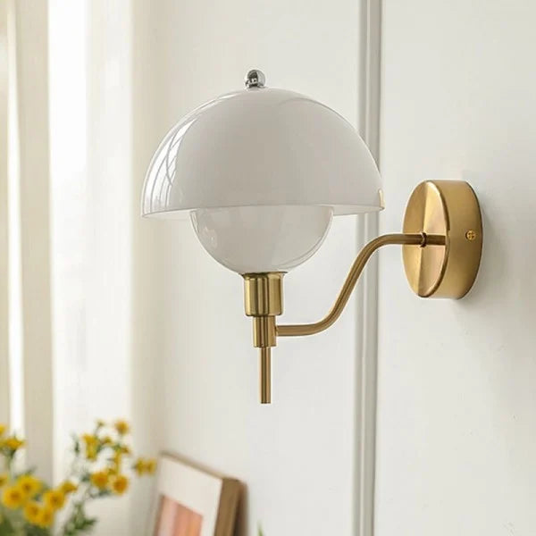 Applique Murale Design Champignon Crème – Élégance Naturelle et Ambiance Chaleureuse