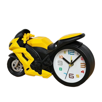 Réveil garçon moto