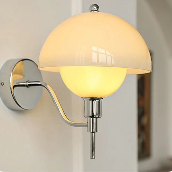 Applique Murale Design Champignon Crème – Élégance Naturelle et Ambiance Chaleureuse
