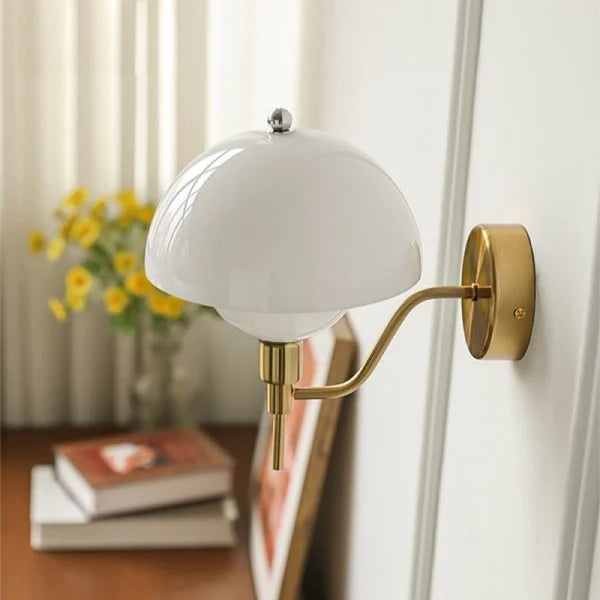 Applique Murale Design Champignon Crème – Élégance Naturelle et Ambiance Chaleureuse