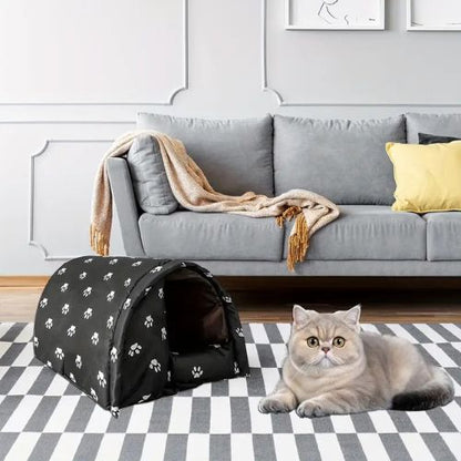 cabane chat extérieur imperméable et chaude