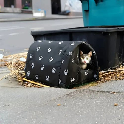 cabane chat extérieur imperméable et chaude