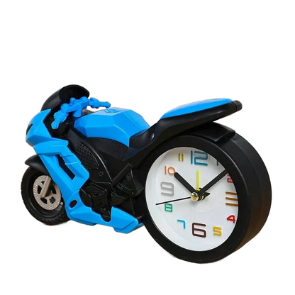 Réveil garçon moto