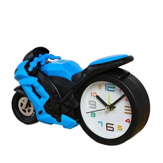 Réveil garçon moto