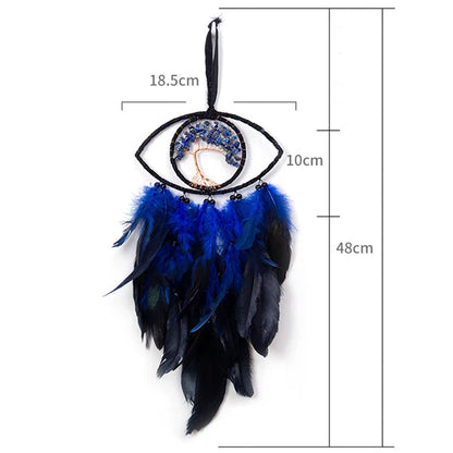Attrape Rêve Oeil Bleu Motif Arbre de vie