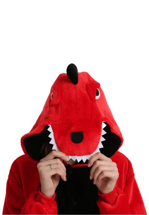 Combinaison Pyjama Dragon Rouge