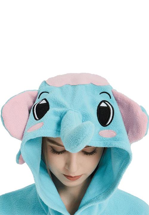 Combinaison Pyjama Éléphant Bleu