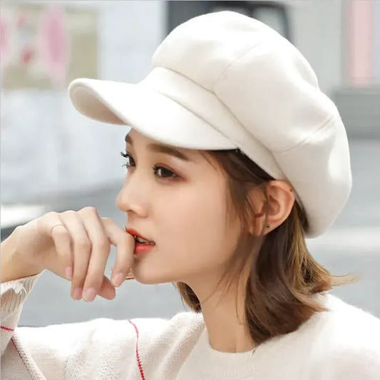 Casquette Gavroche Coton Femme