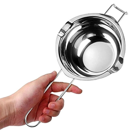 Casserole Bain Marie au Design Élégant en Acier Inoxydable