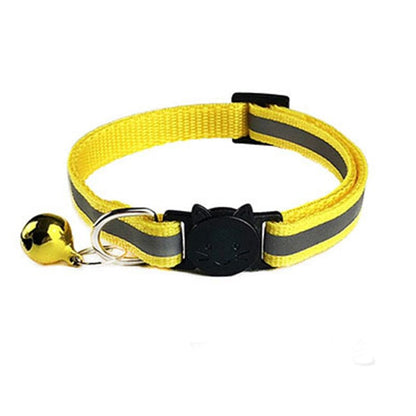 Collier-chat -CatBell™-jaune- Happy minet