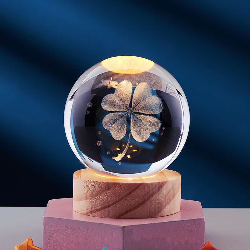 LumiOrb | Lumière en cristal 3D créative