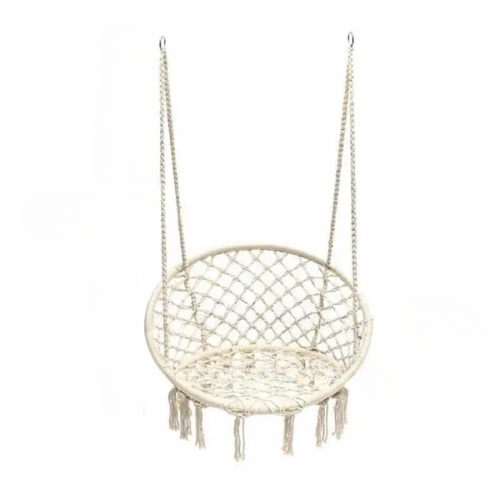 Chaise Suspendue de Style Bohème avec Pompons