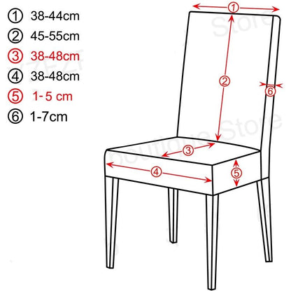 Housse de chaise extensible facile à Installer