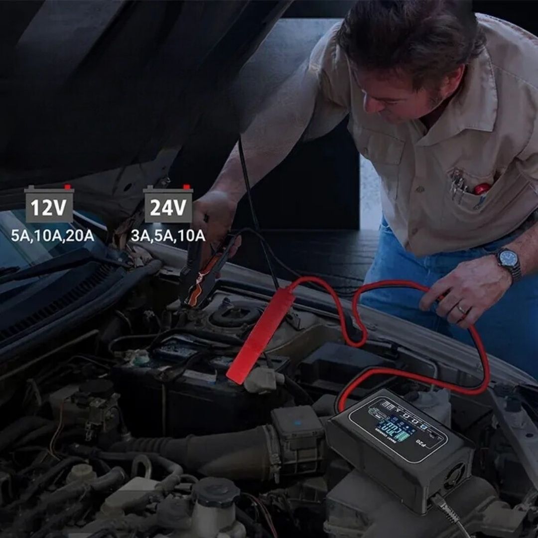 CHARGEUR BATTERIE VOITURE | Smart Battery 12/24V - 20/10A™