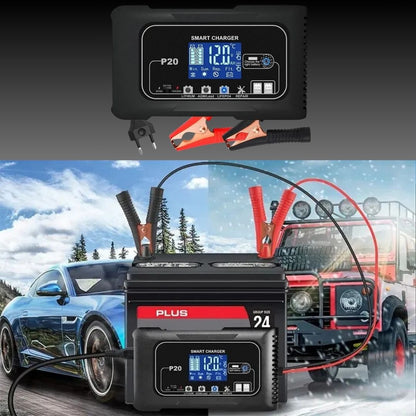 CHARGEUR BATTERIE VOITURE | Smart Battery 12/24V - 20/10A™
