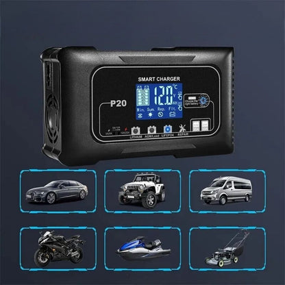 CHARGEUR BATTERIE VOITURE | Smart Battery 12/24V - 20/10A™