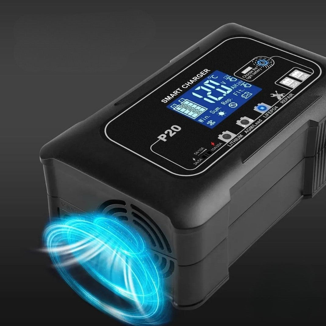 CHARGEUR BATTERIE VOITURE | Smart Battery 12/24V - 20/10A™
