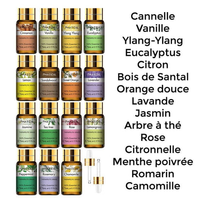 Coffret huiles essentielles - Bien-être intense x15